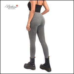 High Waist Skinny Stretch Jeans Jeggings Tummy Control Butt Lifting